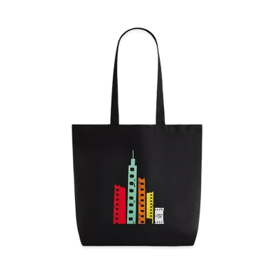 Kith x Tribeca Festival Canvas Medium Tote Bag "Black"