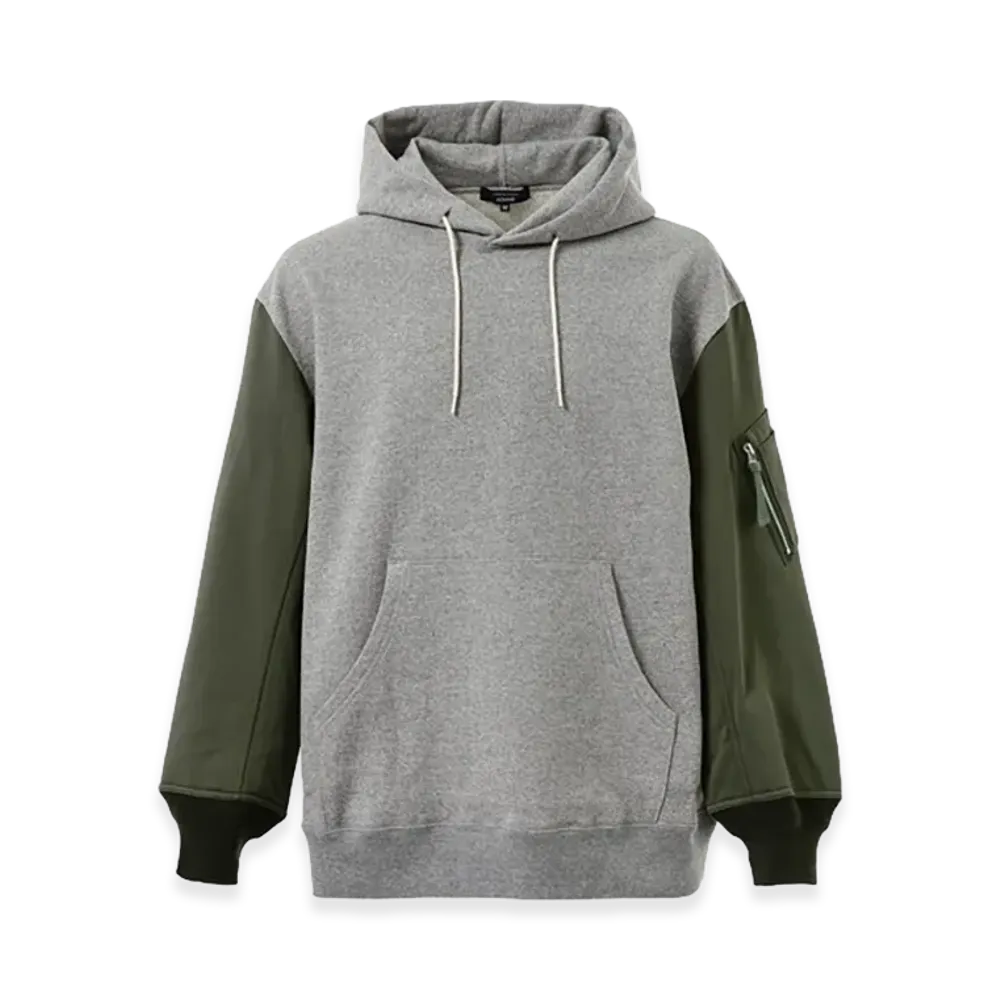 COMME des GARCONS HOMME Militaly Mix Sweat Hoody "Khaki"
