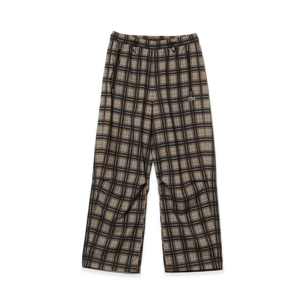 BEAMS x LACOSTE Plaid Pants "Beige"