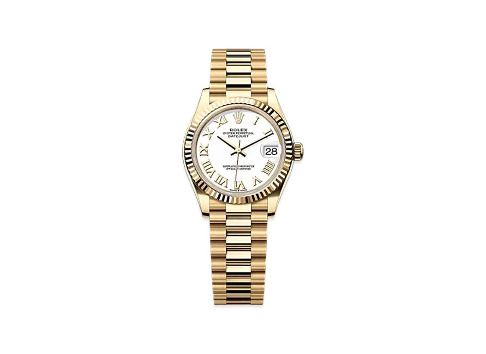 ROLEX Datejust 31mm Yellow Gold 278278 "White"