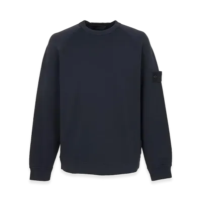 Stone Island Heavy Organic Cotton Fleece_S.I. Ghost "Black"