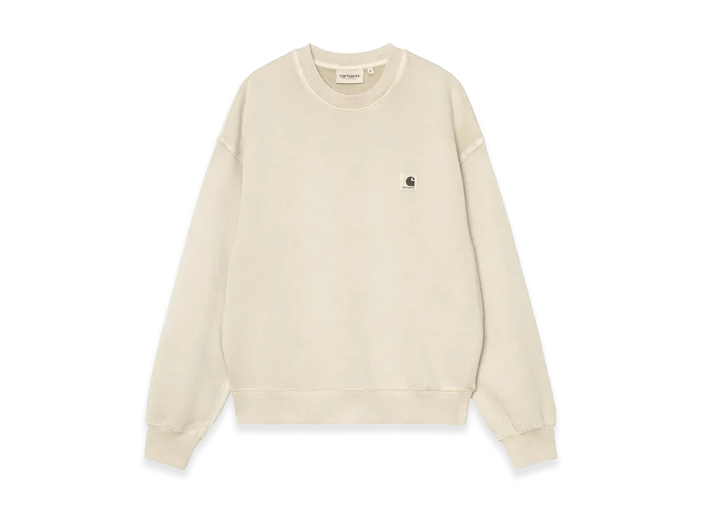 Carhartt WIP W' Nelson Sweat "Stone(Garment Dyed)"