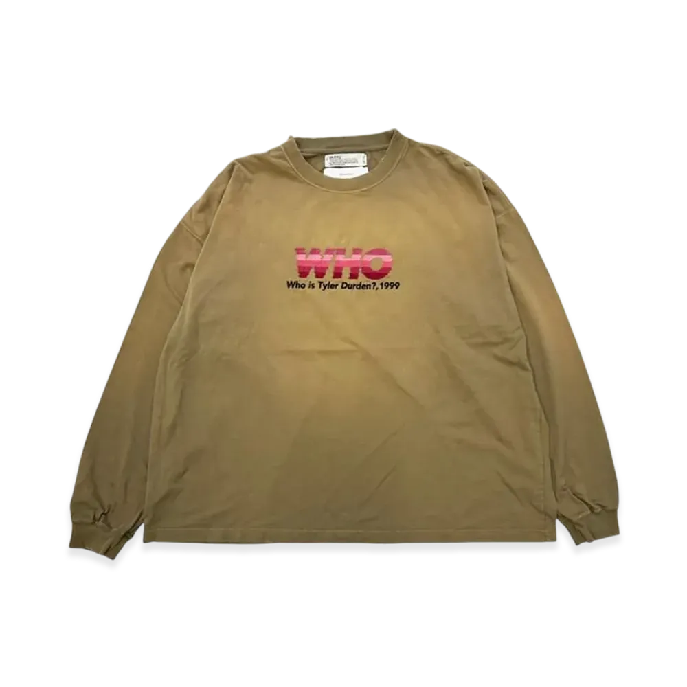 DAIRIKU "Who" Vintage Theme Tee "Vintage Khaki"