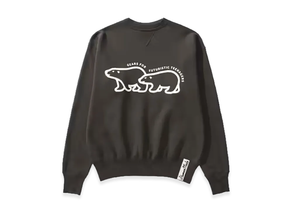 HUMAN MADE Polar Bear Crewneck Sweatshirt "Black"