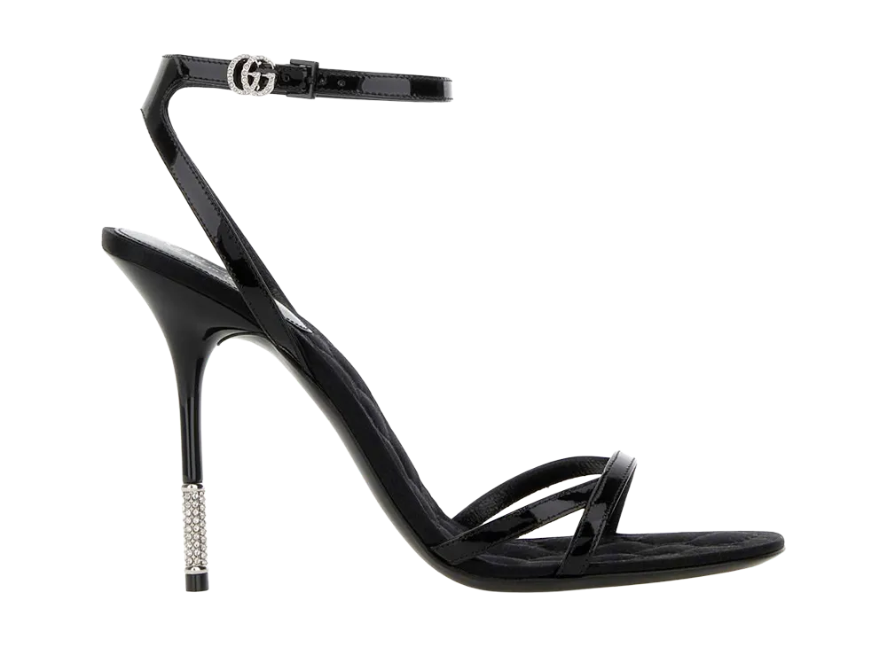 GUCCI Women's Black Leather Sandals "Black"