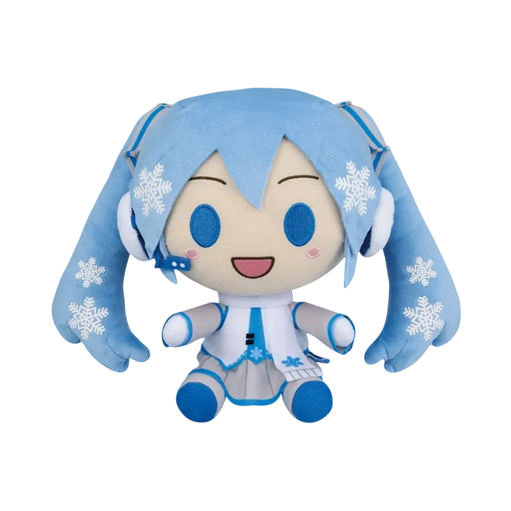 BANDAI "Ichiban Kuji" -Snow Miku ~SNOW MIKU~ Third Season- B Prize Chokonokko Plush Snow Miku 2011 ver.