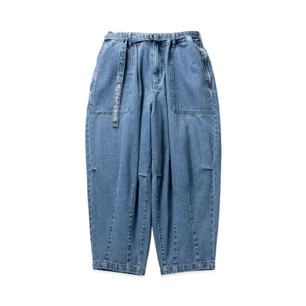 TIGHTBOOTH Denim Baker Balloon Pants "Blue"