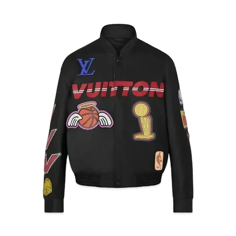 Louis Vuitton NBA Logos Leather Hero Jacket