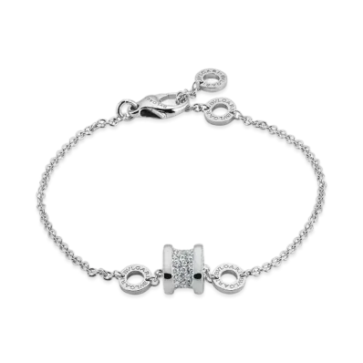 BVLGARI B.Zero1 Bracelet Pave Diamond 18K "White Gold"