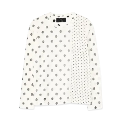 Yohji Yamamoto Y's TWISTED DOT Y's STITCH LONG T "White/Black"