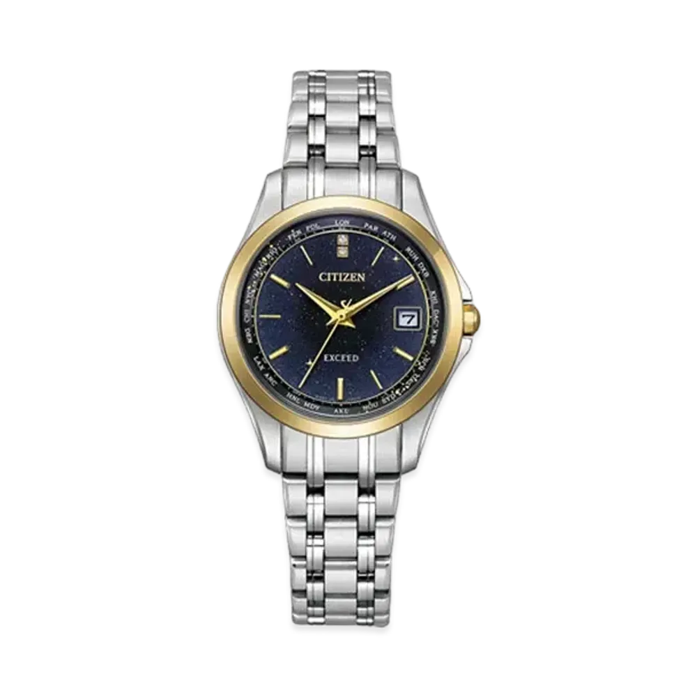 CITIZEN Exceed Limited Model 400 "Light Silver/Yellow Gold" EC1127-68L