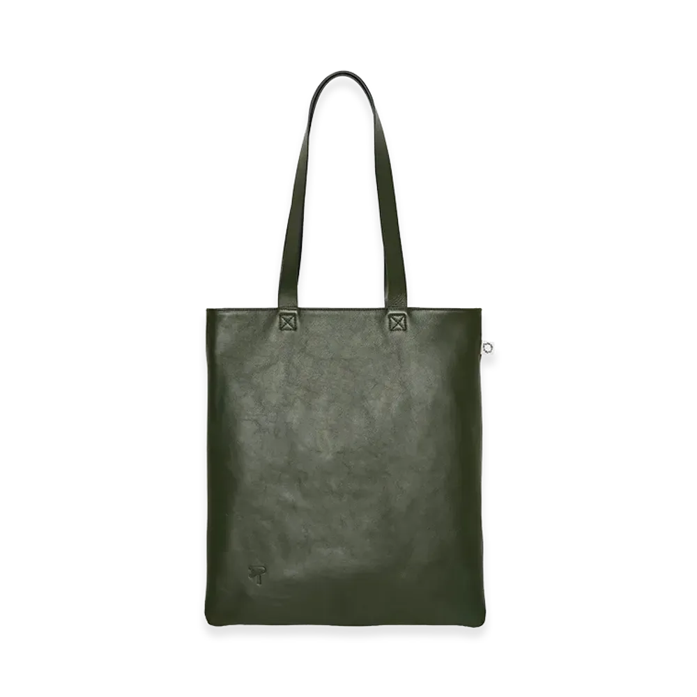 ZARA x Bad Bunny Benito Antonio Leather Tote Bag "Green"