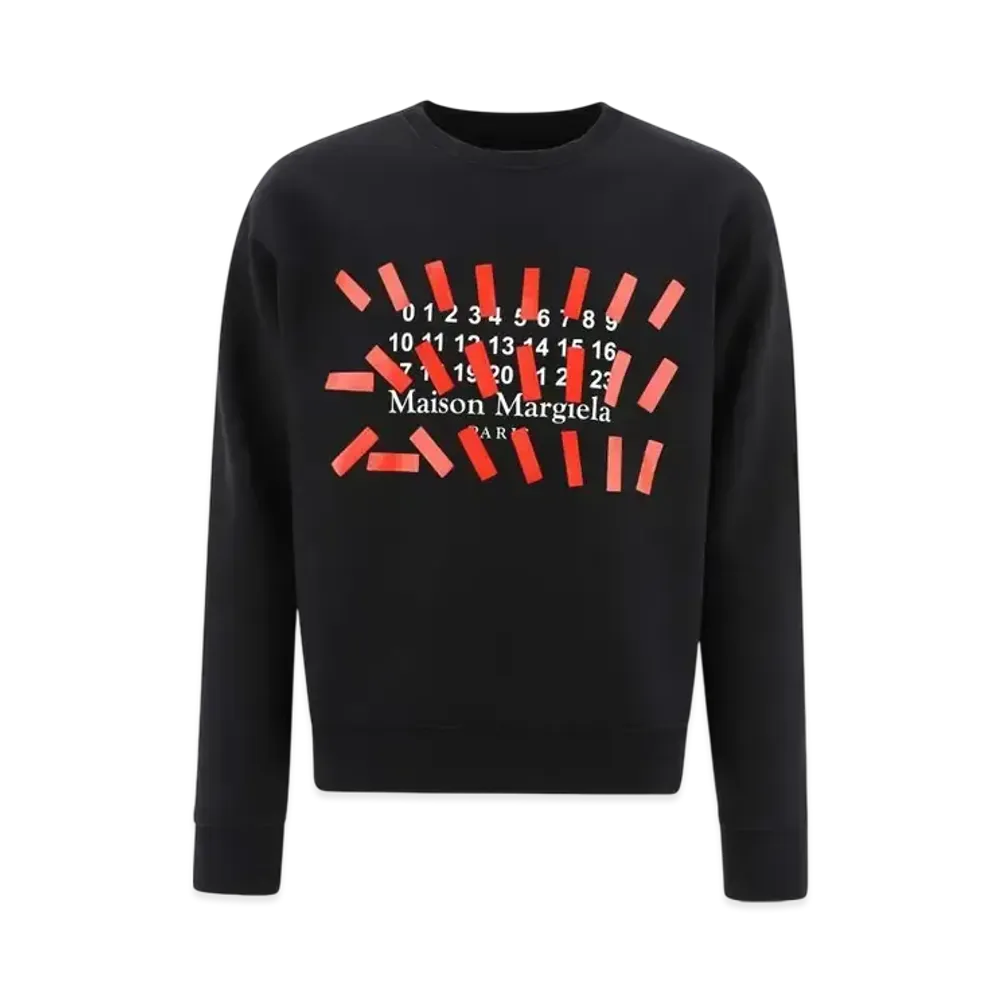 Maison Margiela Numbers Logo Sweatshirt "Black"