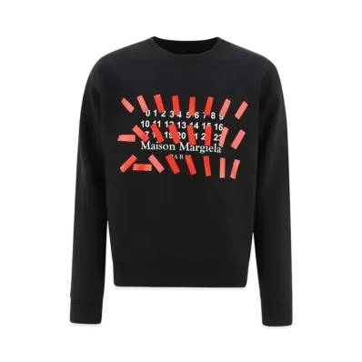 Maison Margiela Numbers Logo Sweatshirt "Black"