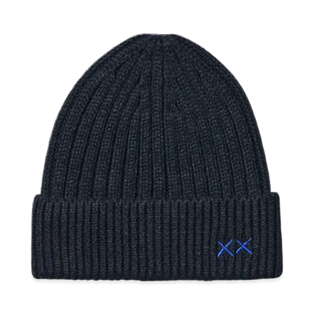 Uniqlo x KAWS Winter Heattech Knit Cap "Navy"