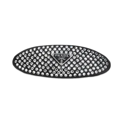 PRADA Women's Brass Hair Clip "Cristal"