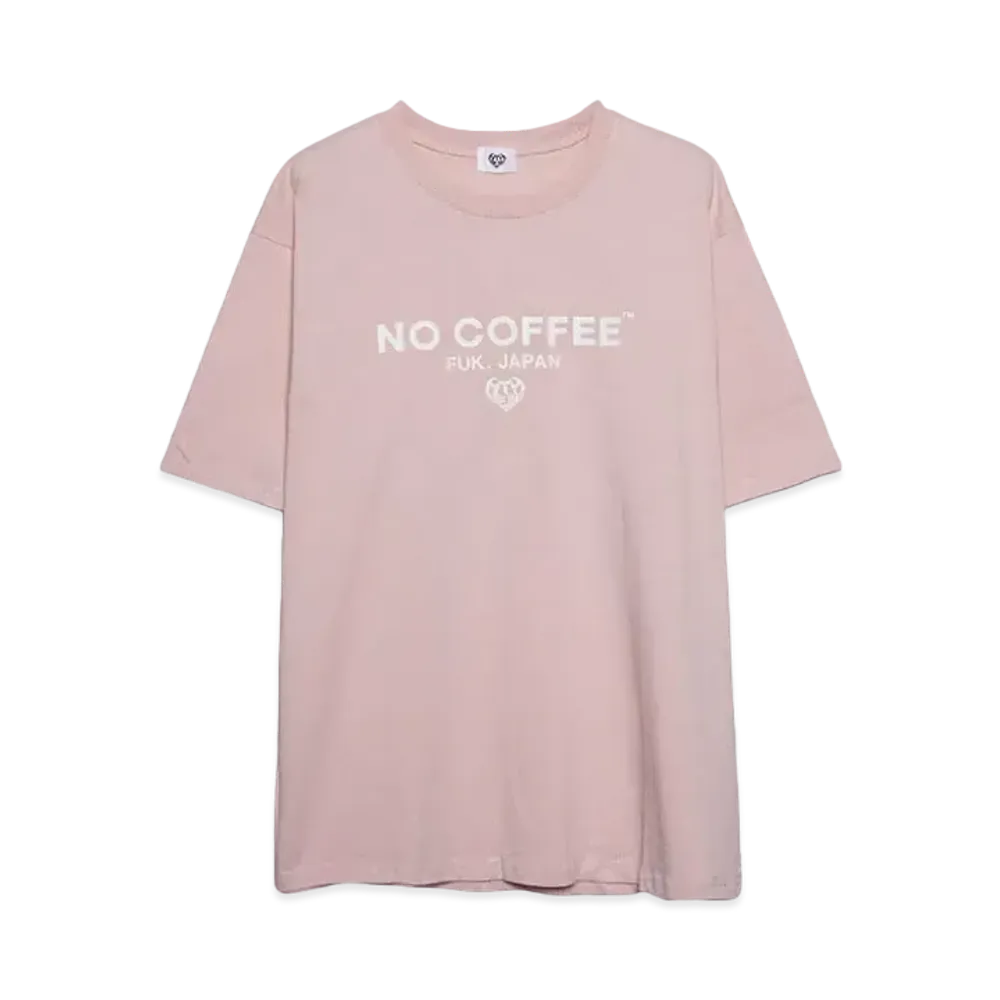 HTH HTH x No Coffee logo Tee "Pink"