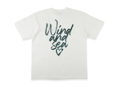 WIND AND SEA Heart Logo S/S Tee "Off White"