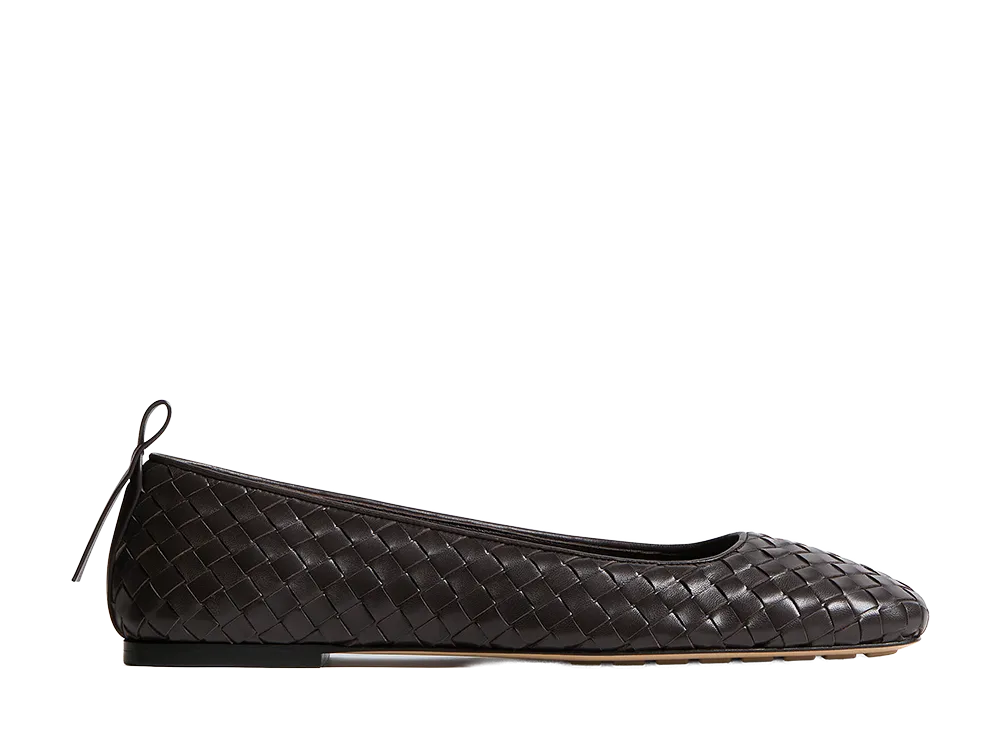 Bottega Veneta Women's Charlotte Ballerinas "Espresso"