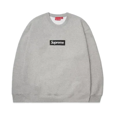 Supreme Box Logo Crewneck "Heather Grey" (22FW)