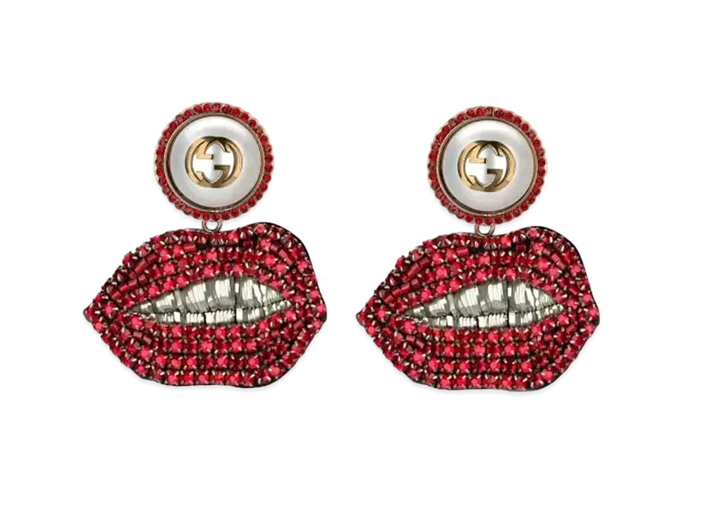 GUCCI Crystal Earrings