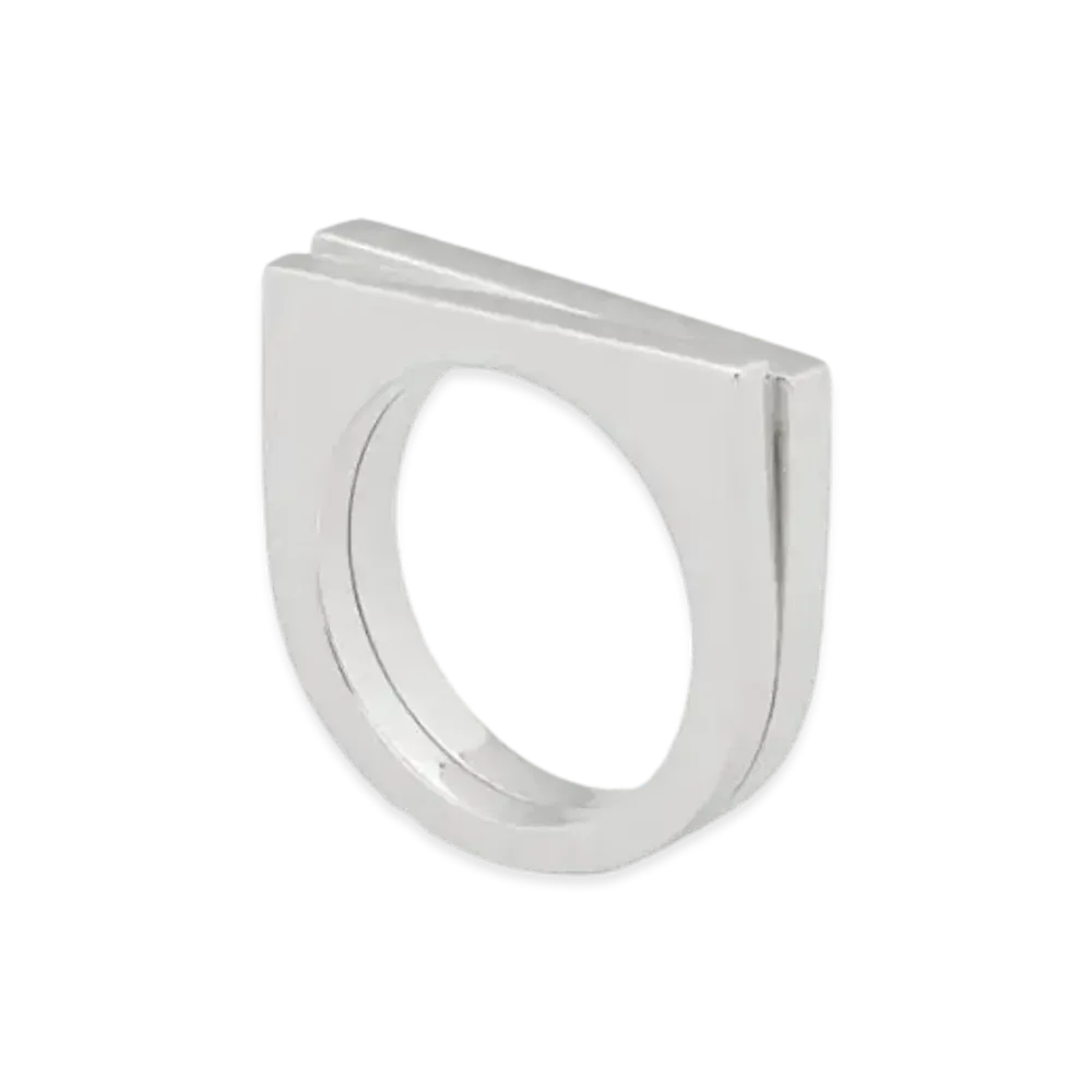 TOMWOOD Step Ring "Silver"