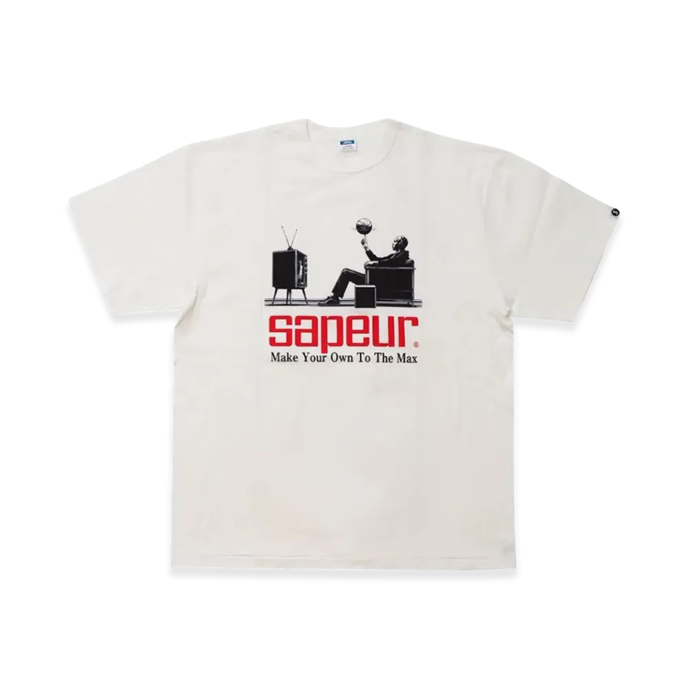 SAPEur Watching The Game Tees/S Tee "White"
