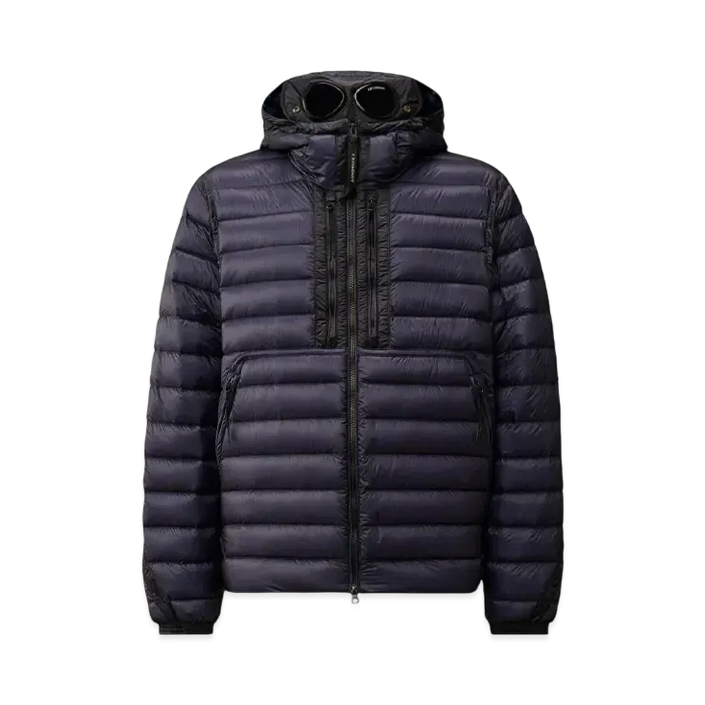 C.P Company D.D. Shell Goggle Down Jacket "Estate Blue"
