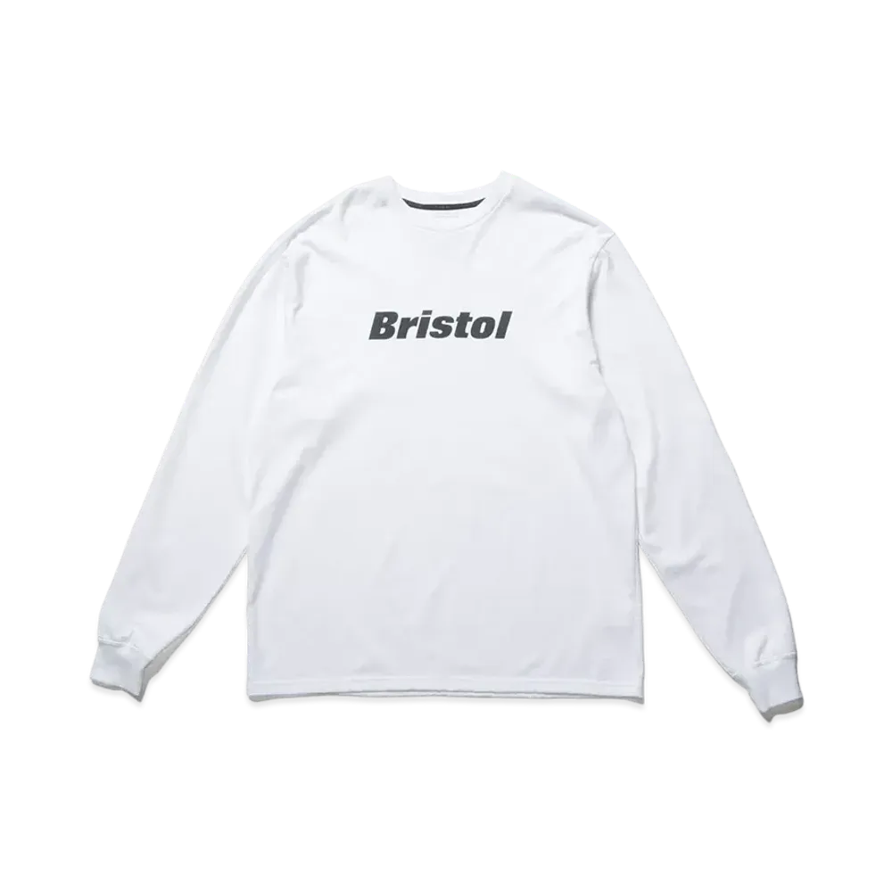 F.C.REAL BRISTOL Authentic Logo L/S Relax Fit Tee "White"