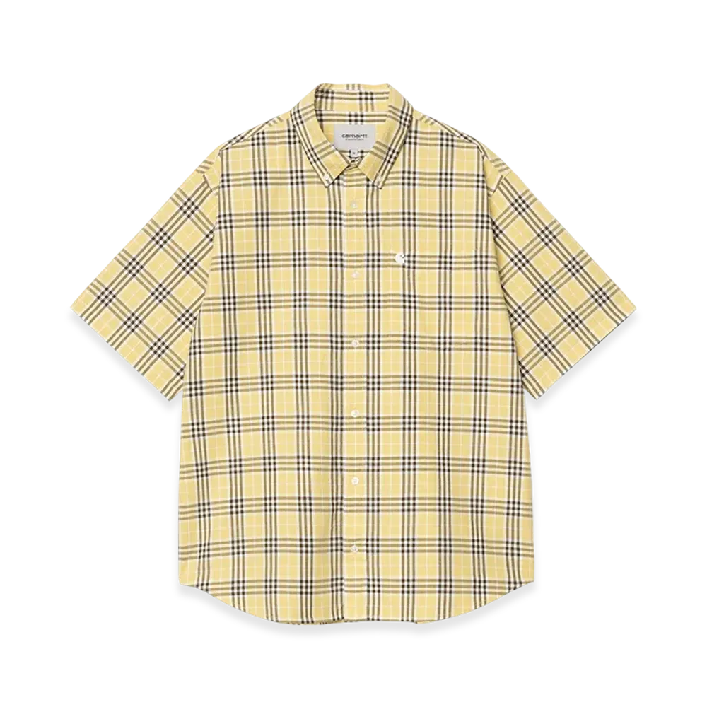 Carhartt WIP S/S Niven Shirt "Niven Check Straw/Wax"