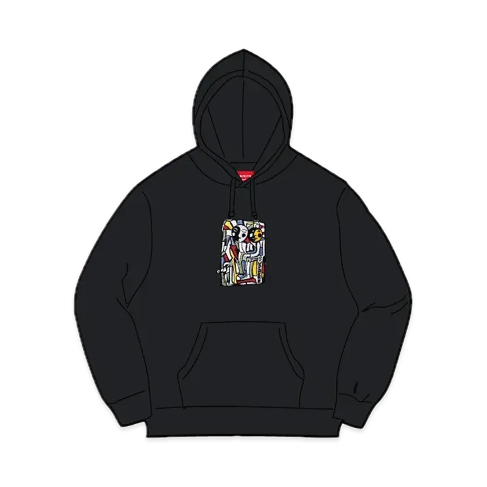 Supreme Neil Blender Mosaic Hooded Sweatshirt "Black"
