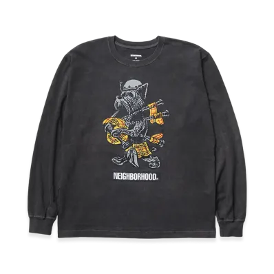 NEIGHBORHOOD Nh . Tee Ls-17 "Black"