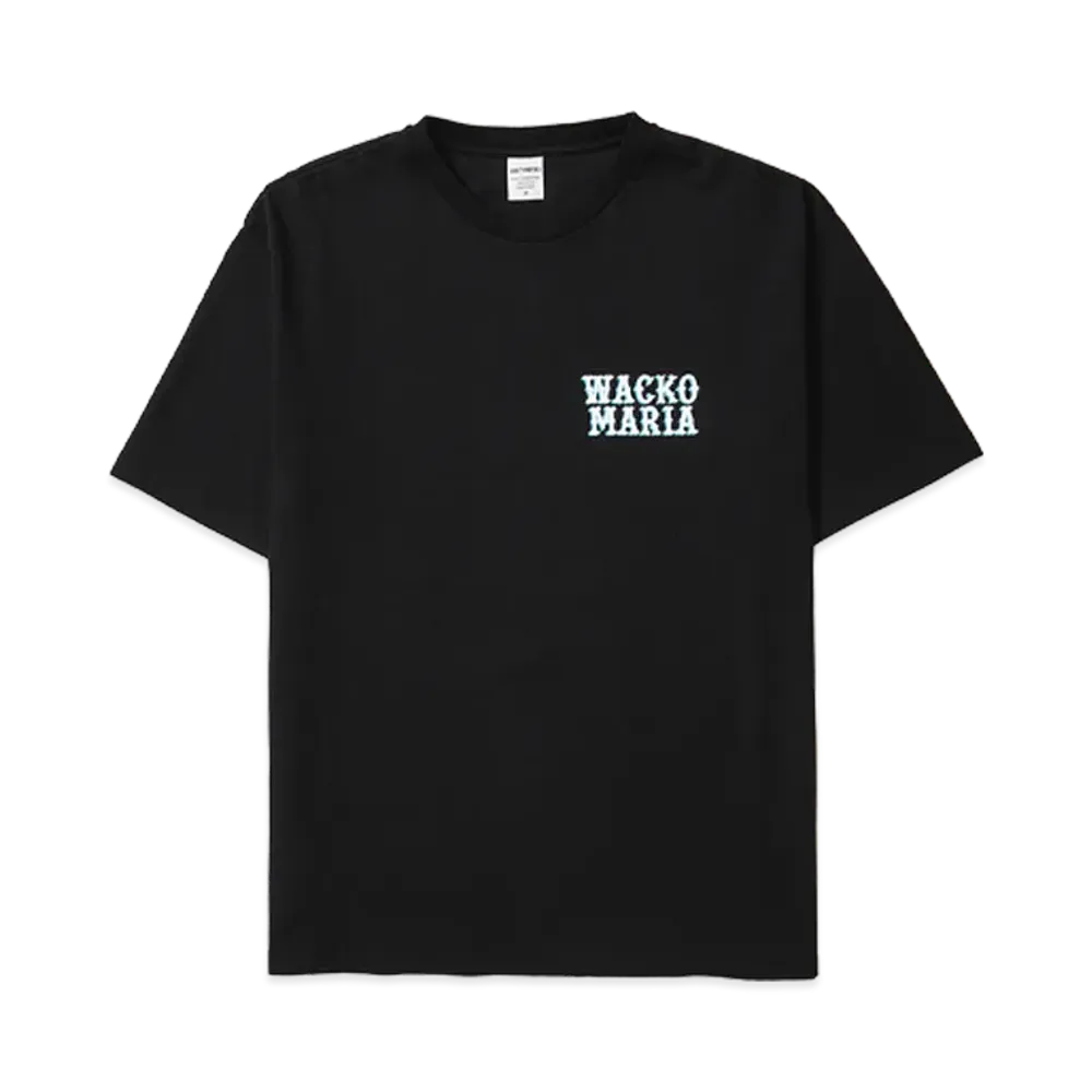 WACKO MARIA Washed Heavy Weight T-Shirt "Black"