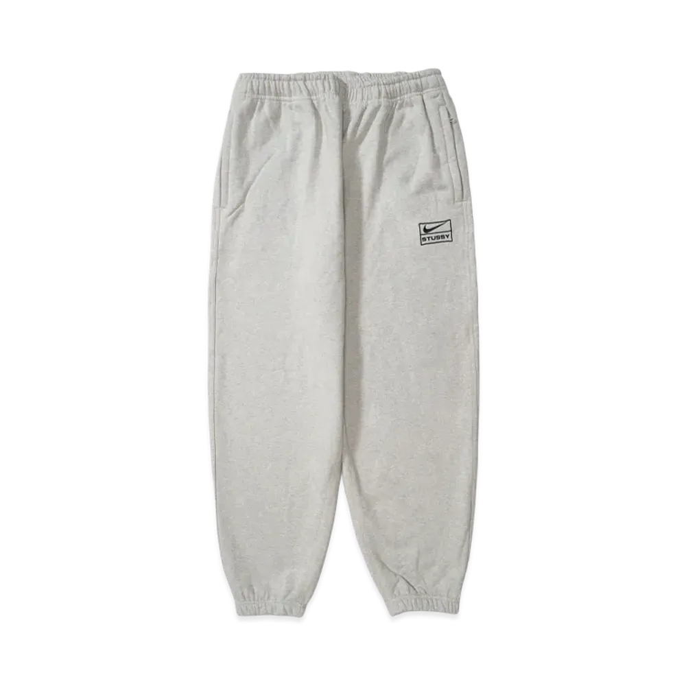 Stussy x Nike Fleece Pant "Grey Heather" (Asia Size) FN5232-050