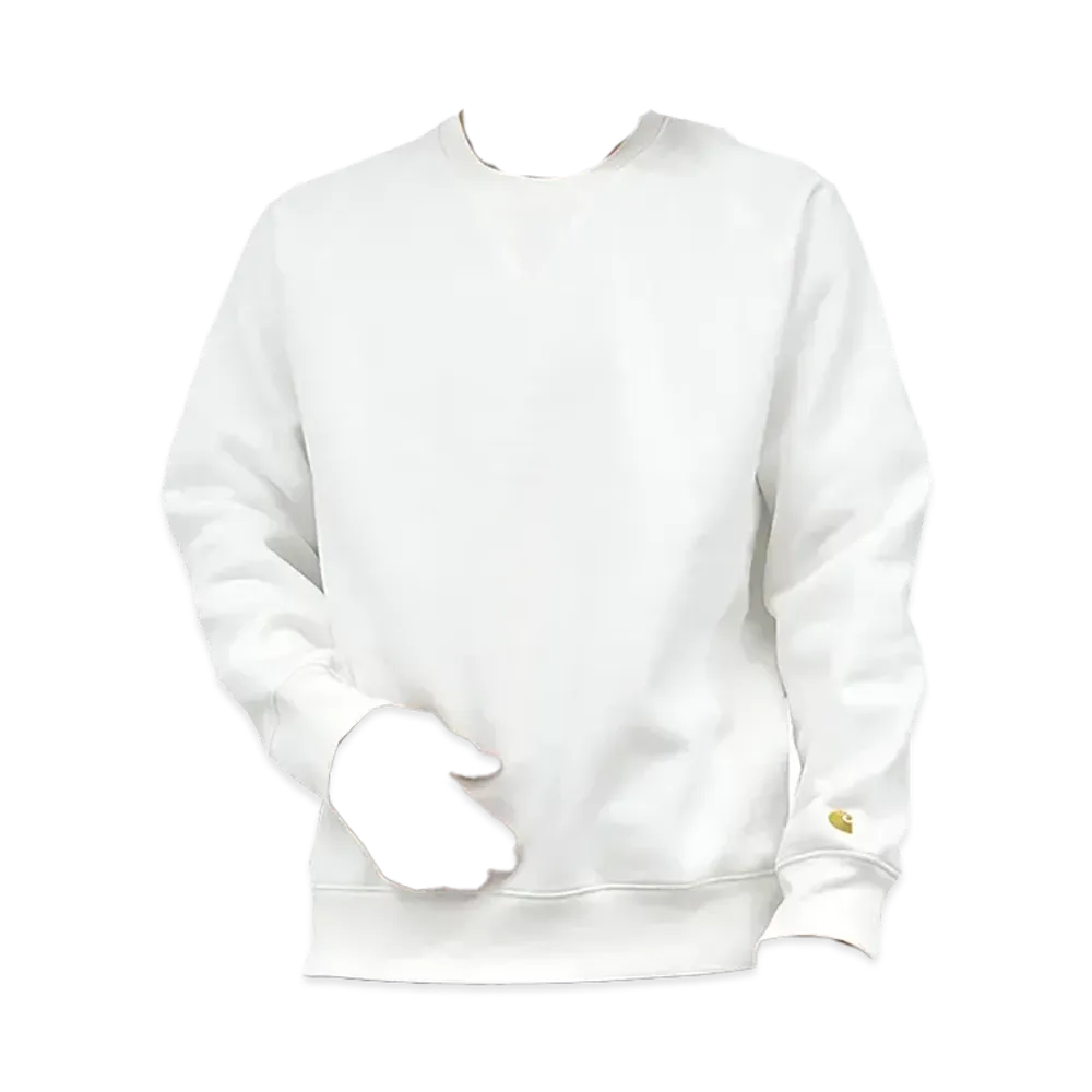 Carhartt WIP Chase Logo Sweatshirt "Wax/Gold"