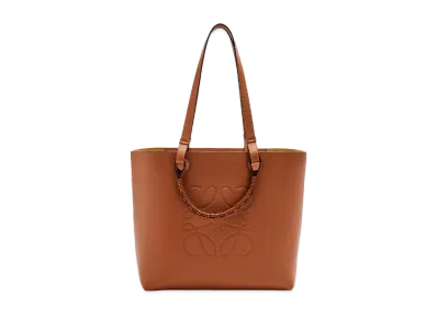 LOEWE Small Anagram Tote In Classic Calfskin "Tan"
