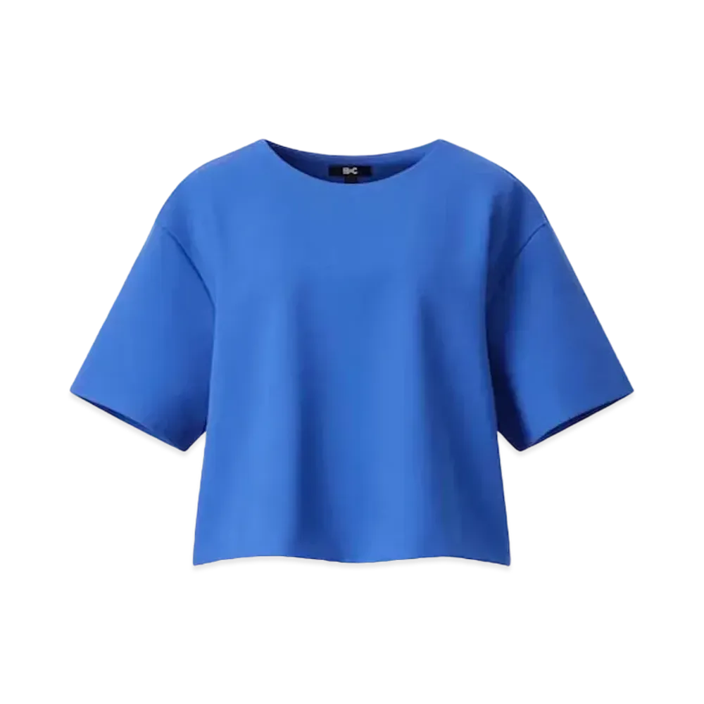 Uniqlo :C Crepe Jersey T (Short Sleeve) "Blue"