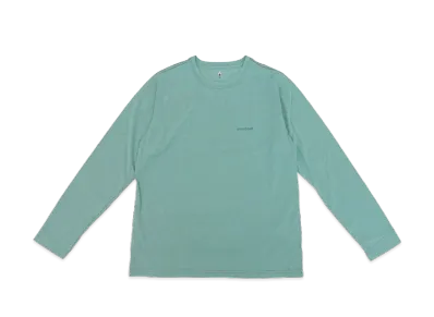 mont-bell Women's WIC. Long Sleeve T-Shirt "Light Blue"