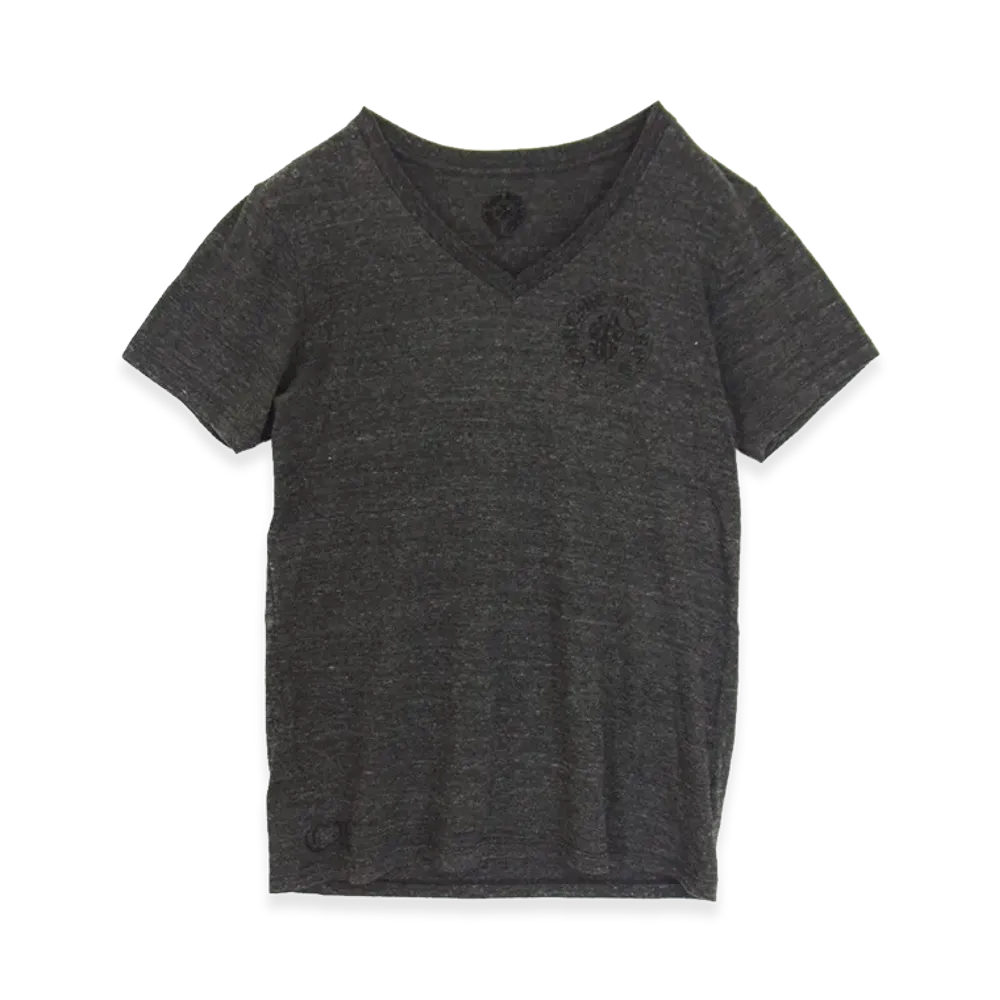 Chrome Hearts Horseshoe Dagger Print V-Neck S/S T-Shirt "Dark Grey"