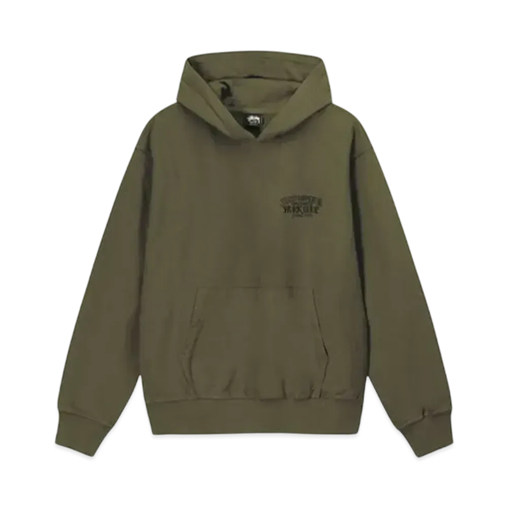 Stussy x Our Legacy Work Shop Surfman Pigment Dyed Hoodie "Olive" 3923786