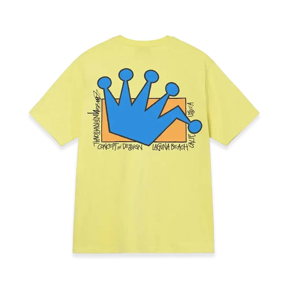 Stussy Lb Crown Tee "Yellow"