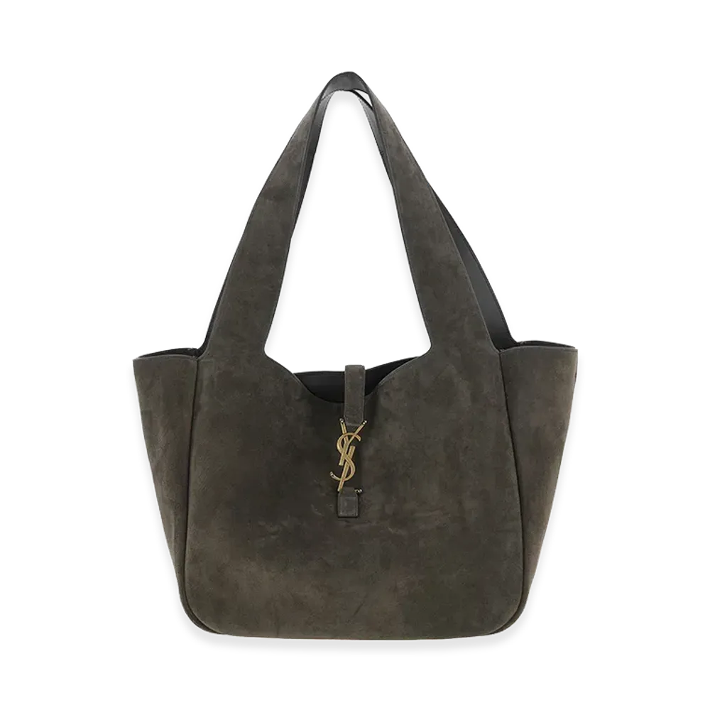 Saint Laurent Women's Bea M Shoulder Bag "Gray"