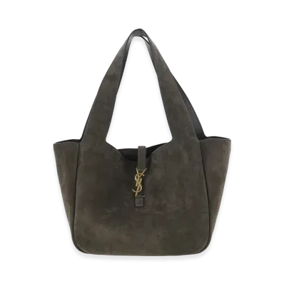 Saint Laurent Women's Bea M Shoulder Bag "Gray"