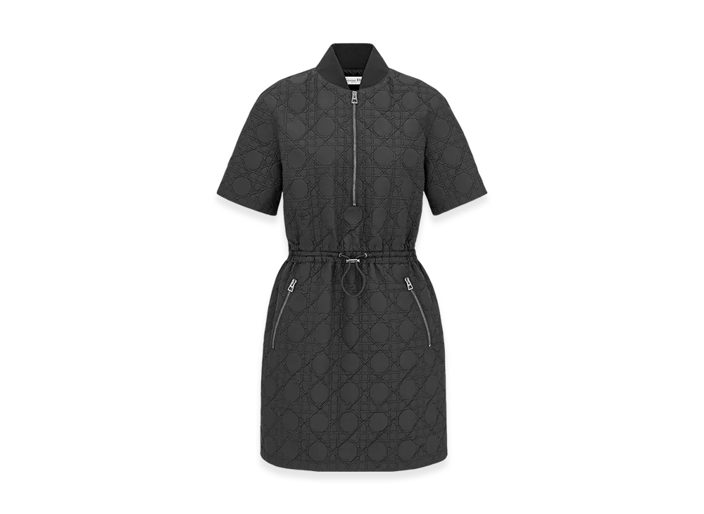 Dior Women's Macrocannage Short Dress "Black"