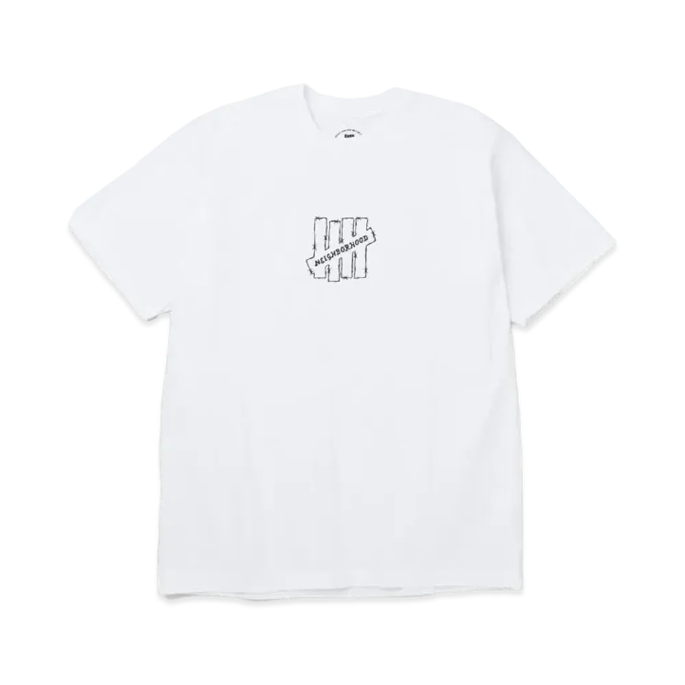NEIGHBORHOOD UNDEFEATED NHUF-5 / C-TEE . SS "White"