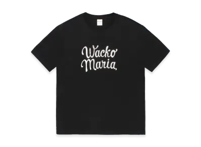 WACKO MARIA Washed Heavy Weight T-Shirt "Black"