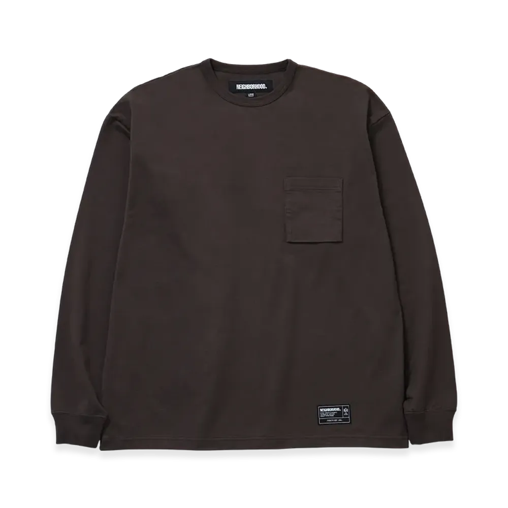 NEIGHBORHOOD Classic Crewneck LS "Brown"