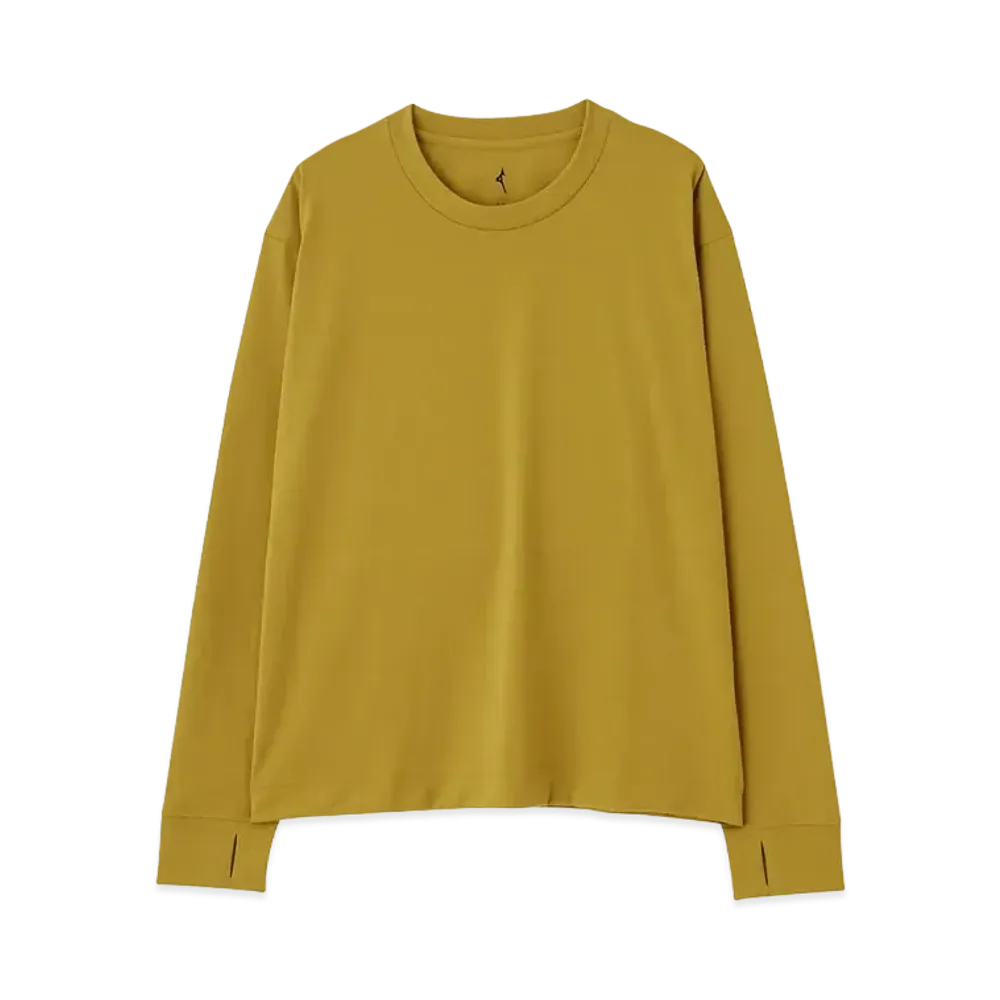 MIZUNO For Margaret Howell T-shirt [Men's] "Tumeric"