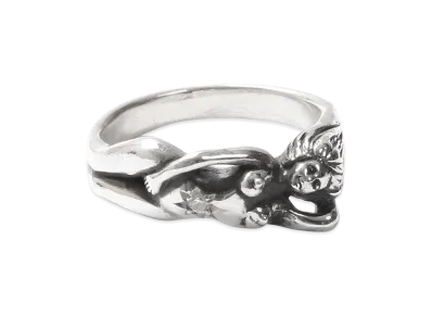 WACKO MARIA Nude Ring "Silver /Diamond"