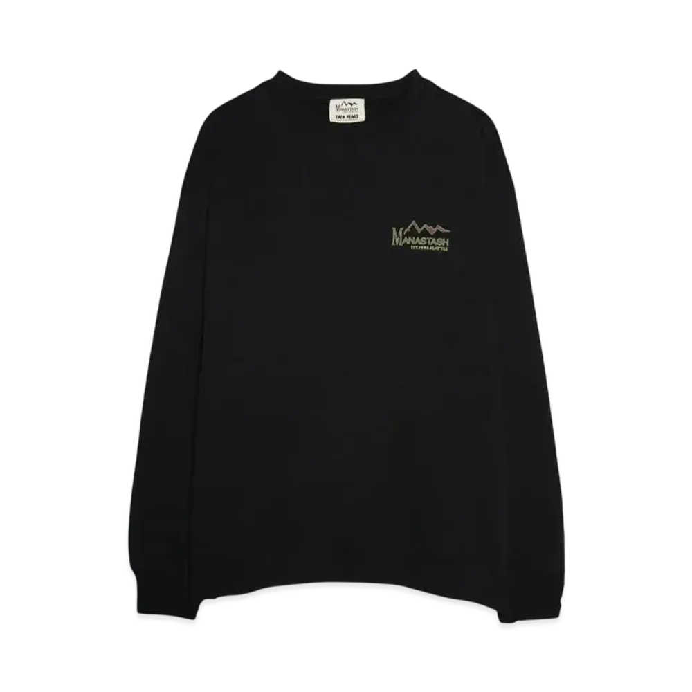 MANASTASH TWIN PEAKS SWEATSHIRTS "BLACK"